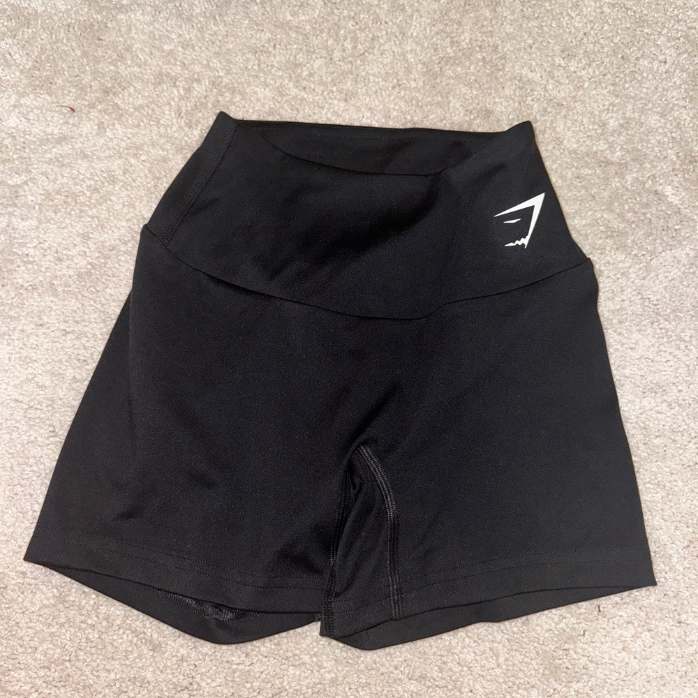 Gymshark Black Athletic High-Waist Shorts